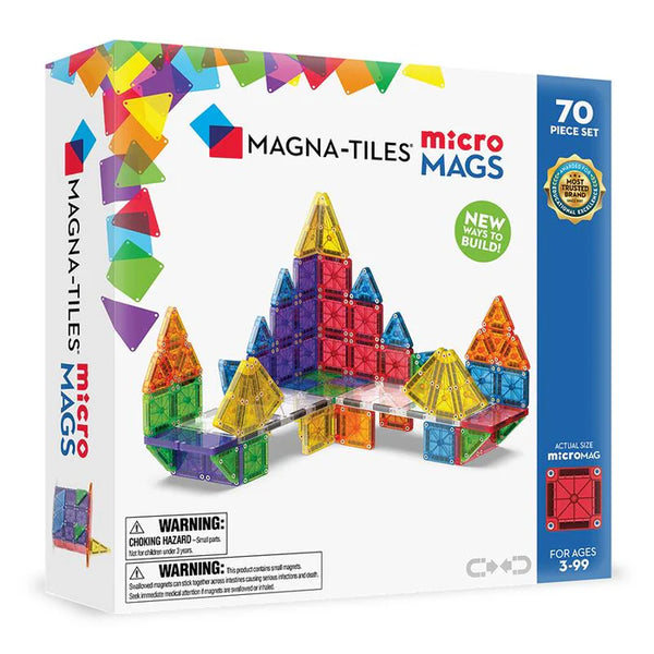 Magna-Tiles® microMAGS Set 70pc – PlayingandLearning.co.za