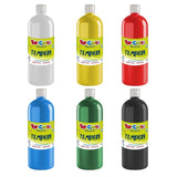 Superwashable Ready Tempera, 6 Colours, 1000ml