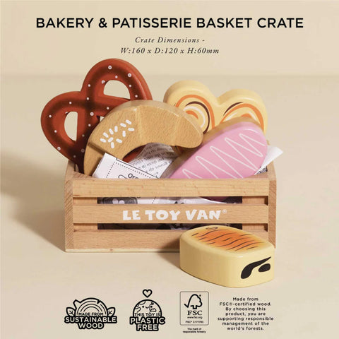 Bakers Basket Food Crate 7pc