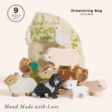 Farmyard Stacking Animals & Bag 10pc