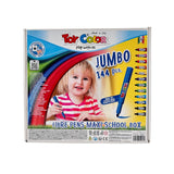 Jumbo Fibre Pens Maxi School Box 144pc