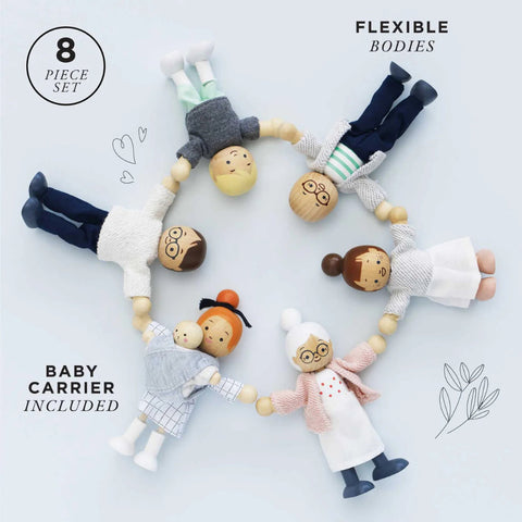 Dolls House Family 8pc
