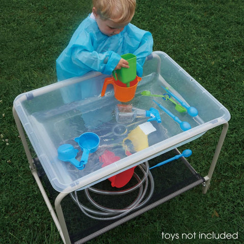 Translucent Sand & Water Sensory Tray with Stand