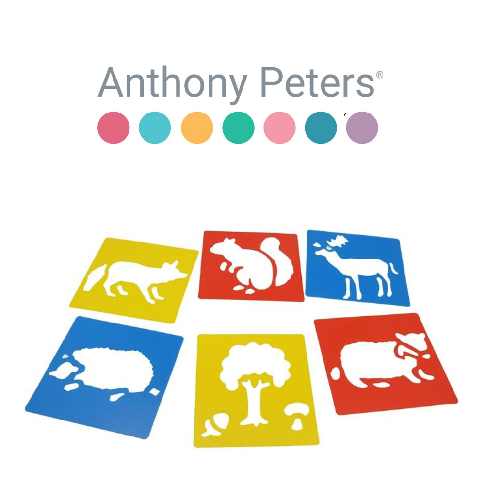 Woodland Stencils 6pc