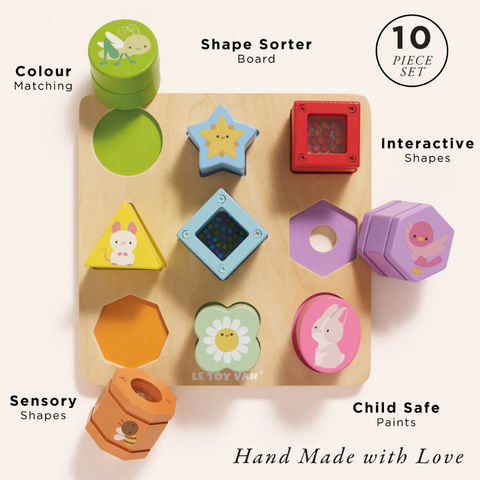 Rainbow Sensory Shape Sorter