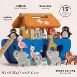 Wooden Shape Sorted: Ark & Animals 15pc