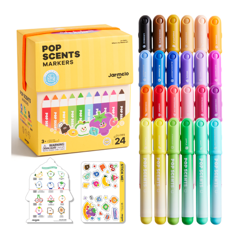 Pop Scents Markers: 24 Colours