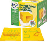 Double Sided Isometric Geoboard  11x11 21cm 8pc