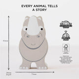 Africa Stacking Animals & Bag 10pc