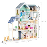 Mansion Doll House & Accessories 28pc