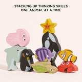 Ocean Stacking Animals & Bag 10pc