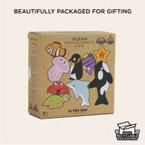 Ocean Stacking Animals & Bag 10pc
