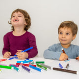 Jumbo Fibre Pens Maxi School Box 144pc