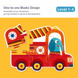 3-in-1 Level Up Puzzles: Level 2 Mom & Baby Animals