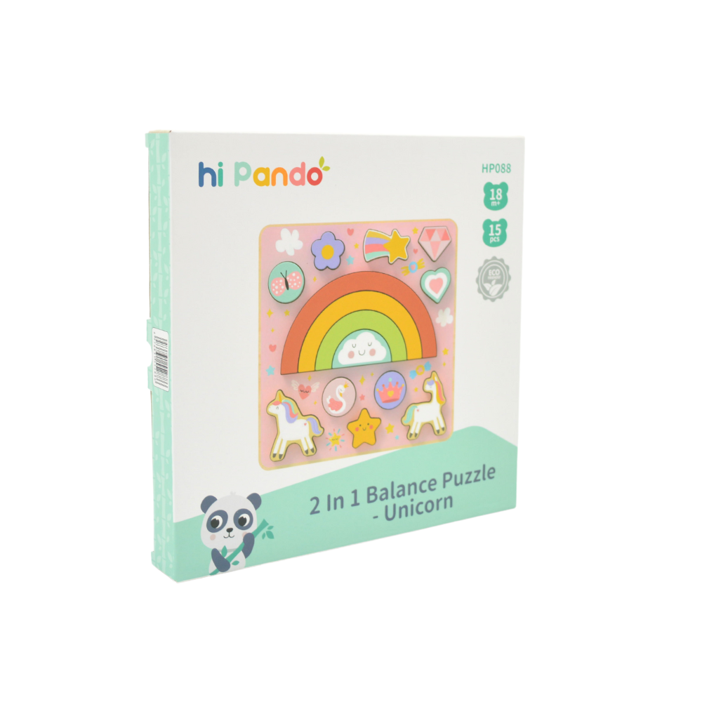 2 In 1 Balance Puzzle: Unicorn