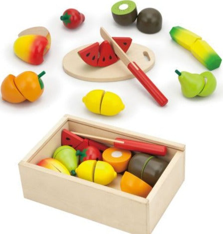 Wooden Cutting Fruit Set