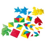 Tangrams with Activity Cards: 105pc Container