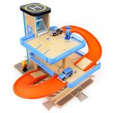 Pretend Play Wooden Parking Garage