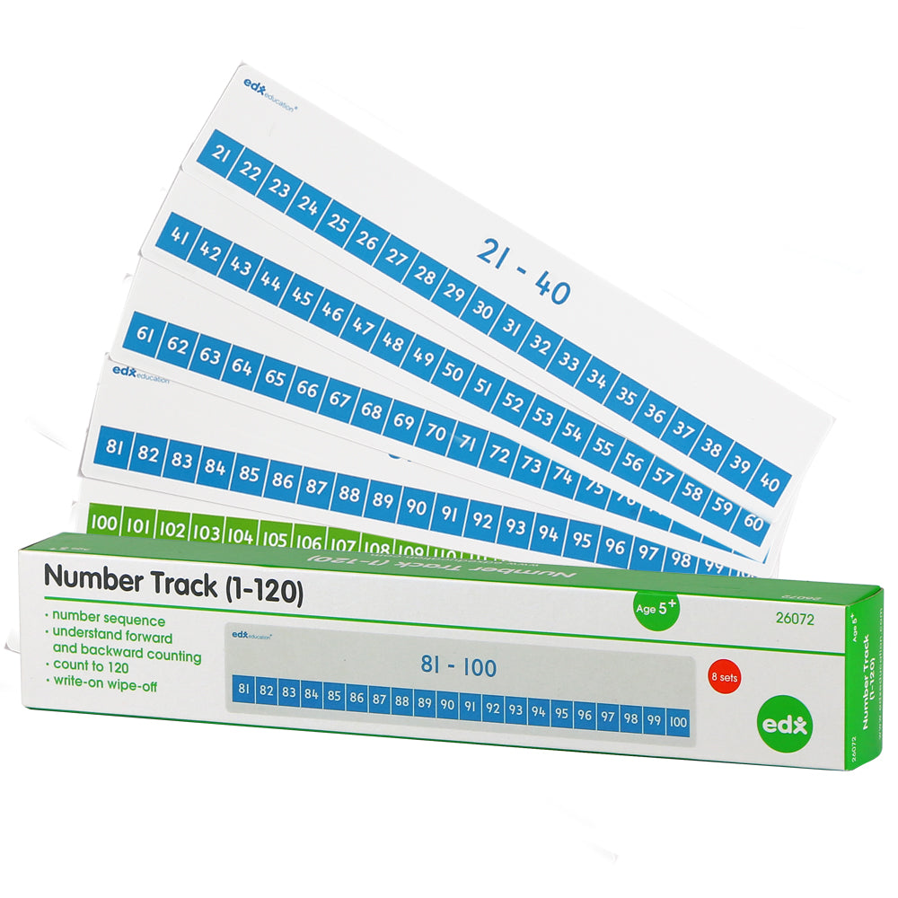Number line 1 - 120: Classroom Set 48pc