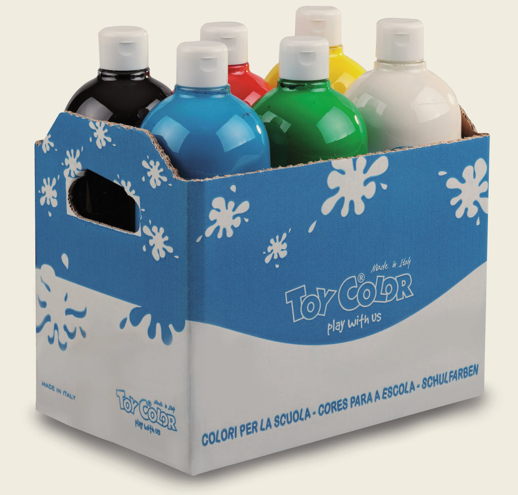 Superwashable Ready Tempera, 6 Colours, 1000ml