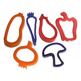 Vegetable Dough Cutters 6pc
