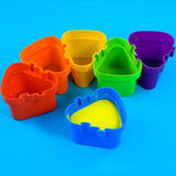 Interlocking Connector Paint Pots 6pc