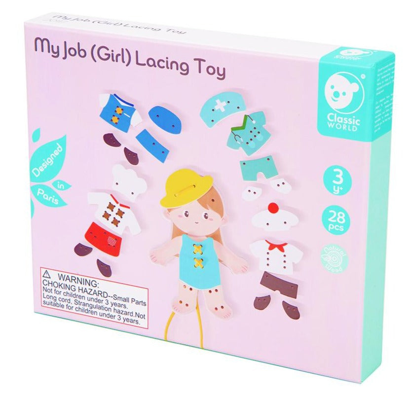 My Job (Girl) Lacing Toy 28pc