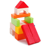Wooden Blocks Coloured with Sorting Sorting Lid 100pc