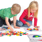 Pattern Blocks Plastic 250pc polybag
