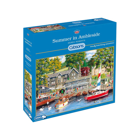 Gibsons - Summer in Ambleside Jigsaw Puzzle 1000pc