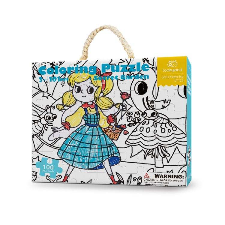 Colouring Puzzle: Secret Garden