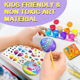 Rock Painting: With Metallic Paints & Glitter Glues