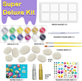 Rock Painting: With Metallic Paints & Glitter Glues