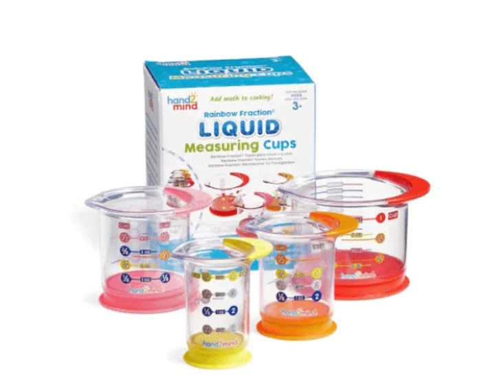 Rainbow Fraction® Liquid Measuring Cups