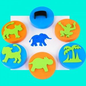 Palm Printers: Jungle 6pc