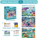 3-in-1 Level Up Puzzles: Level 5 Magic World