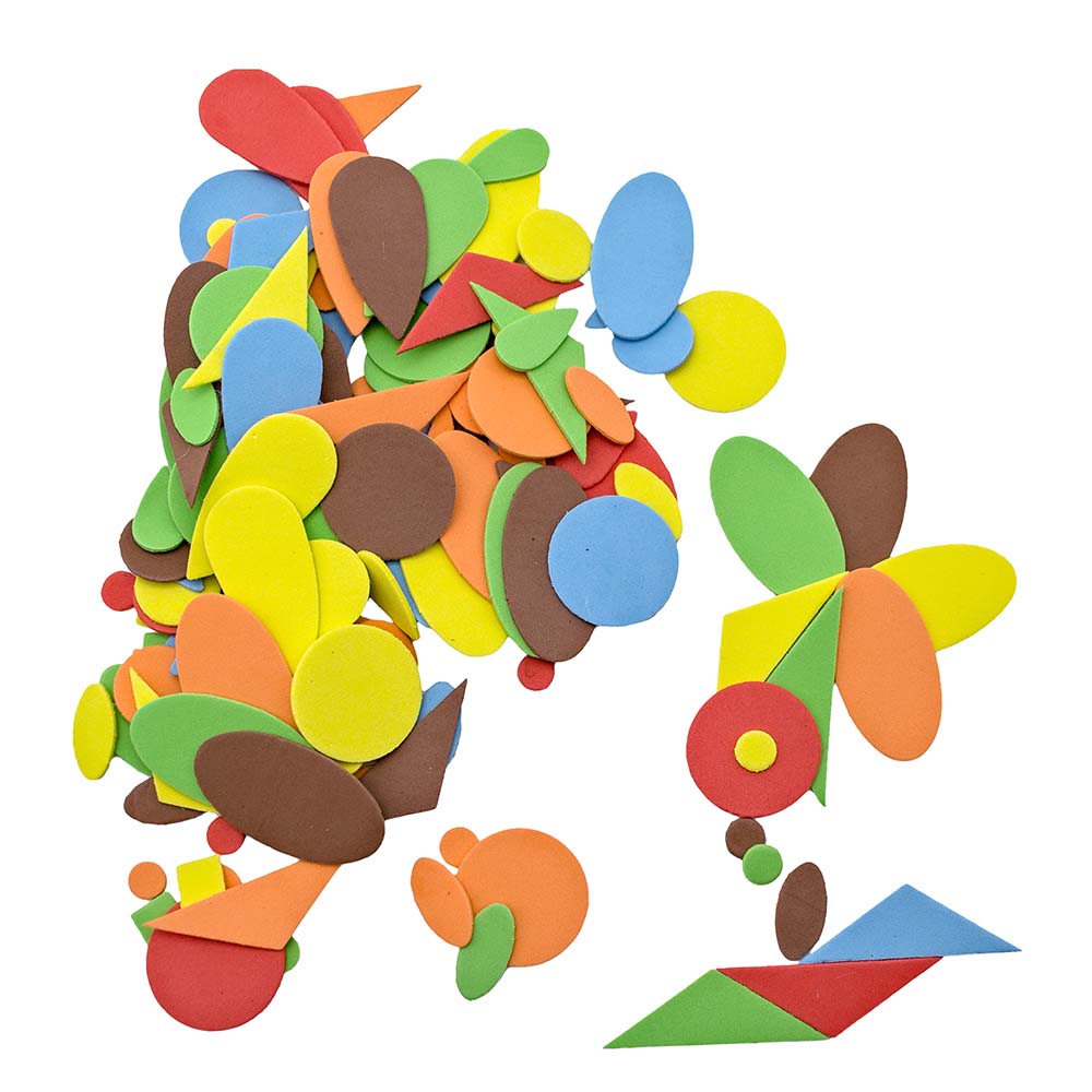 EVA Foam Shapes Pack 200pc