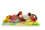 Chunky Wooden Puzzle: Farm Animals 8pc