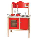 Noble Kitchen With Accessories Red