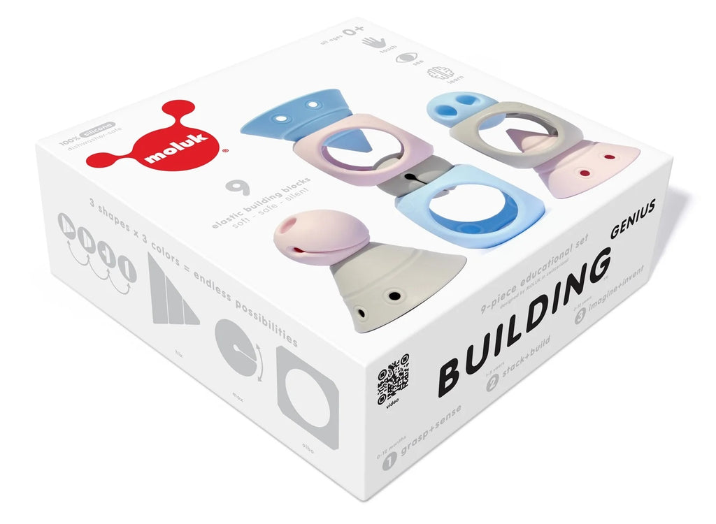 BUILDING GENIUS™ 9pc (Hix, Mox, Oibo): Pastel