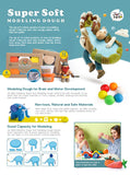 Baby Roo Super Soft Modelling Dough 12 Colours