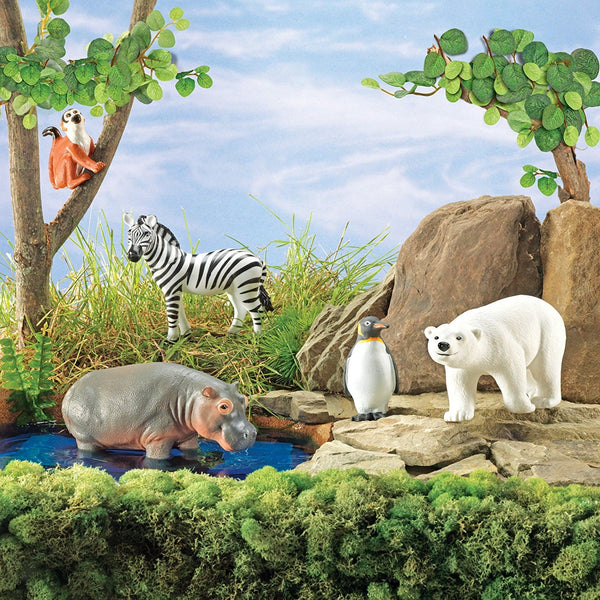 Jumbo Zoo Animals 5pc – PlayingandLearning.co.za