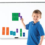 Double-Sided Magnetic Rainbow Fraction® Squares