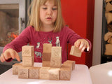 Wooden Alphabet Cubes 26pc