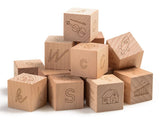 Wooden Alphabet Cubes 26pc