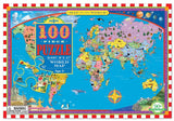 World Map Puzzle 100pc