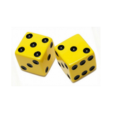 Dice Yellow 2cm 12pc