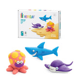 Hey Clay - Ocean: Shark, Octopus, Stingray