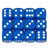 Dice Blue 2cm 12pc
