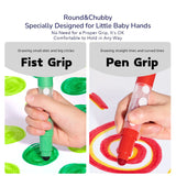 Washable Round-tip Marker: 12 Colours